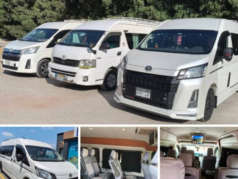 تاجير ميكروباص تويوتا هايس 14 مقعد سياحي من ليموزين مصر ب 1000 جنيه فقط