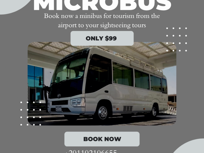 ايجار ميني باص تويوتا كوستر 24 مقعد داخل القاهرة للسياحه في مصر