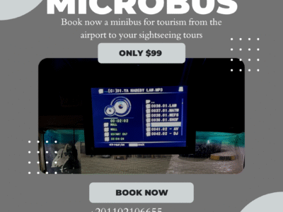 ايجار ميني باص تويوتا كوستر 24 مقعد داخل القاهرة للسياحه في مصر