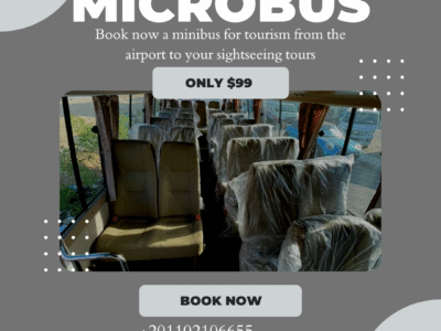 ايجار ميني باص تويوتا كوستر 24 مقعد داخل القاهرة للسياحه في مصر