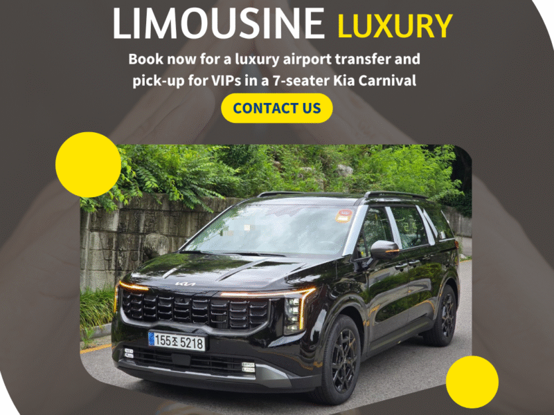 Exclusive Offer: Kia Carnival 2025 VIP Luxury Van Rental with Driver – 30% OFF!