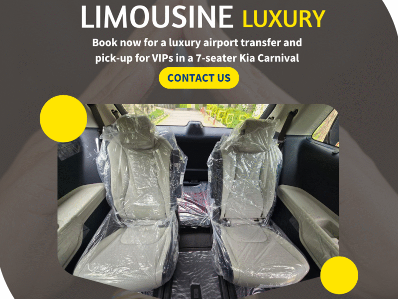 Exclusive Offer: Kia Carnival 2025 VIP Luxury Van Rental with Driver – 30% OFF!