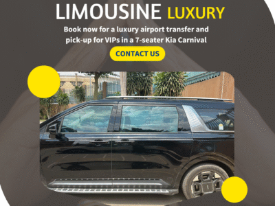 Exclusive Offer: Kia Carnival 2025 VIP Luxury Van Rental with Driver – 30% OFF!