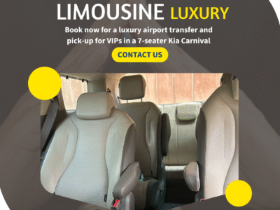 Exclusive Offer: Kia Carnival 2025 VIP Luxury Van Rental with Driver – 30% OFF!