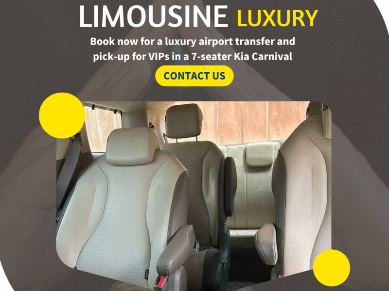 Exclusive Offer: Kia Carnival 2025 VIP Luxury Van Rental with Driver – 30% OFF!