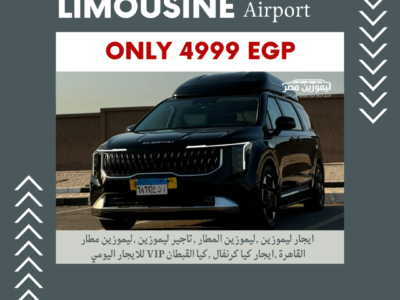 Kia Carnival VIP 2025 with Driver for Cairo Airport Limo & Sightseeing Tours