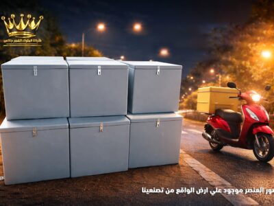 صناديق الدليفري الفيبر جلاس للمطاعم والكافيهات