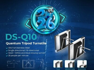✨ اكتشف بوابة الدخول DS-Q10 Tripod Turnstile من QUANTUM — أمان متقدم مع مرونة كاملة في التخصيص 🔐