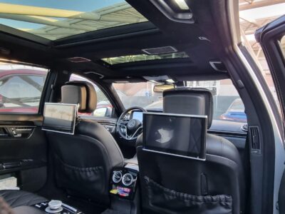 حجز مرسيدس S-Class بالسائق في مصر | ليموزين الوفود الرسمية وحفلات الزفاف VIP | ليموزين بداية