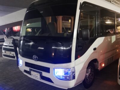 Rent Toyota Coaster with driver for your next big event or excursion.