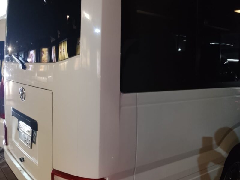 Rent Toyota Coaster with driver for your next big event or excursion.