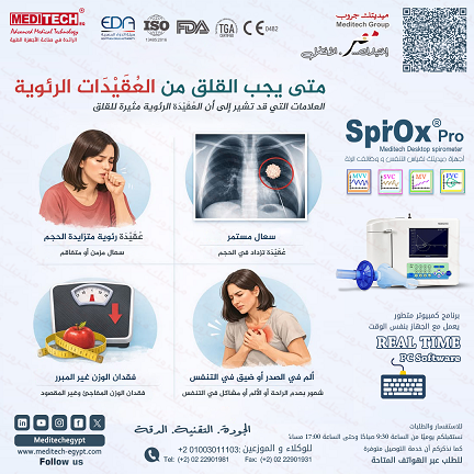 جهازSpirometr لقياسات متكاملة لوظائف التنفس
