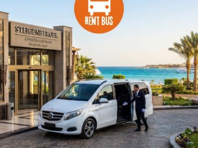 Mercedes Chauffeur Service Egypt | Mercedes V250 Rental at Steigenberger ALDAU Beach Hotel Hurghada