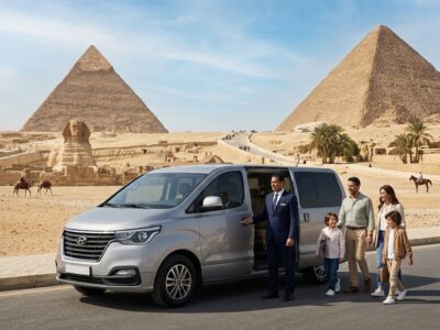 Hyundai H1 Family Van with Professional Chauffeur for Airport Transfers, Cairo Tours and Family Trips in Egypt