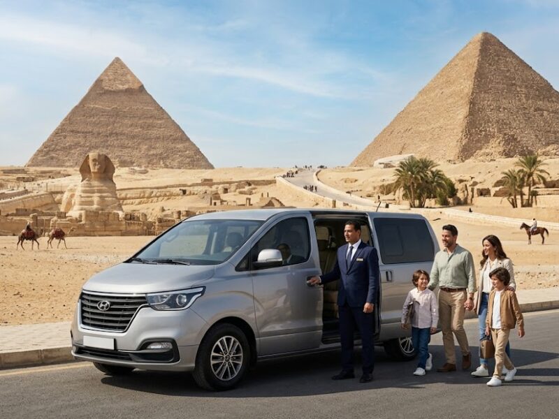 Hyundai H1 Family Van with Professional Chauffeur for Airport Transfers, Cairo Tours and Family Trips in Egypt