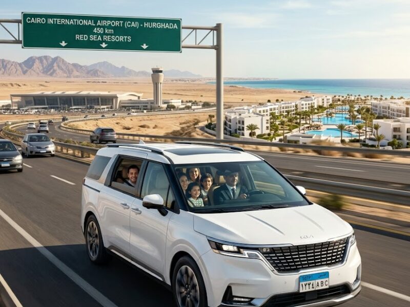Cheap Car Rental — Kia Carnival 2026 with Professional Chauffeur from Cairo Airport to Hurghada, El Gouna and Red Sea Hotels