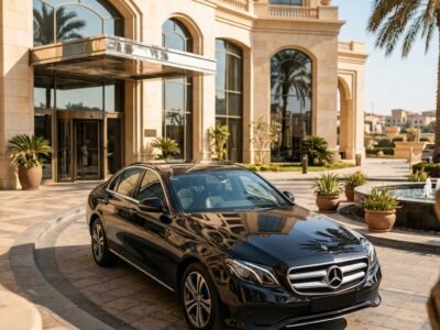 Mercedes E200 Car Rental with Driver in Cairo Egypt | Airport Transfer & Private Trips