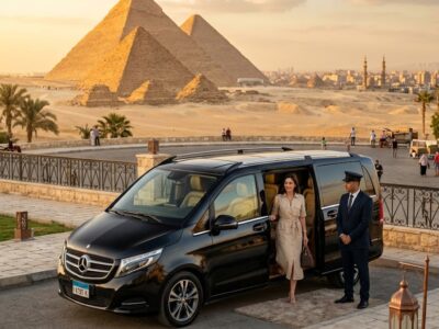 Mercedes V250 VIP Rental with Chauffeur in Cairo and Giza – Luxury Private Transportation for Business Travelers, Families and Tourists