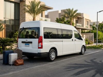 Minibus Rental with Driver from Sheikh Zayed City to Cairo International Airport – Private Group Airport Transfer