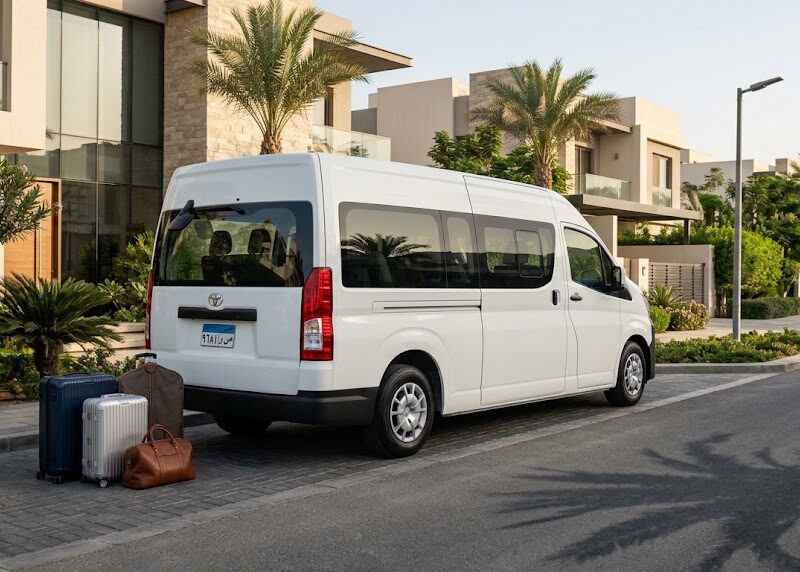 Minibus Rental with Driver from Sheikh Zayed City to Cairo International Airport – Private Group Airport Transfer