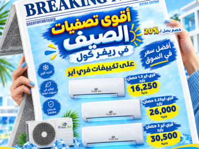 لو كنت مستني الوقت المناسب تشتري فيه تكييف، فتصفيات الصيف في ريفر كول بدأت.