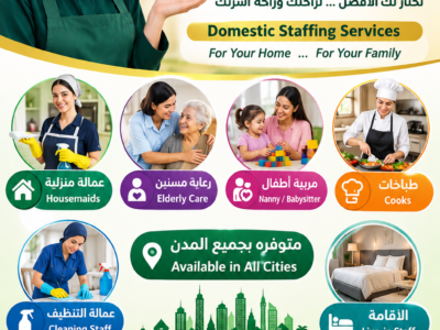 متوفر للعمل المنزلي ممرضه وجليسه اطفال داده