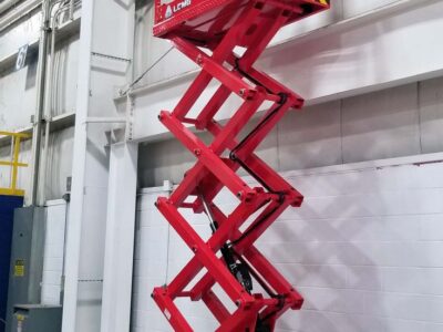 Renting all electric scaffolding