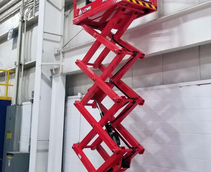 Renting all electric scaffolding