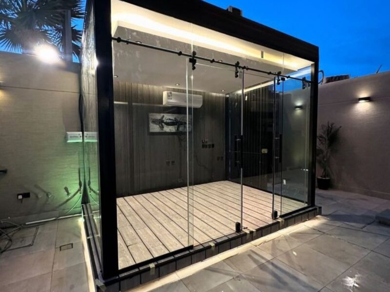 تركيب غرف زجاجية الرياض | أفضل مؤسسة تصميم غرف زجاج 0551033861