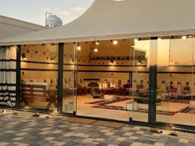 خيام زجاجية وبيوت شعر قزاز بالرياض | تفصيل وتركيب مع مؤسسة مدار العرب 0551033861