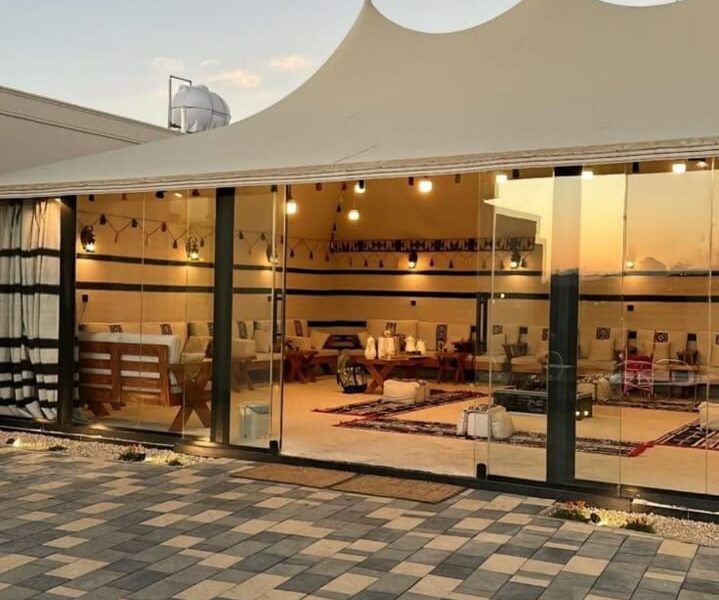 خيام زجاجية وبيوت شعر قزاز بالرياض | تفصيل وتركيب مع مؤسسة مدار العرب 0551033861