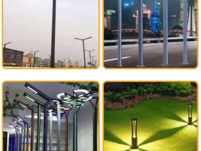 انارة واعمدة ديكوريه واعمدة شوارع وكشافات وفوانيس ومجسمات جماليه