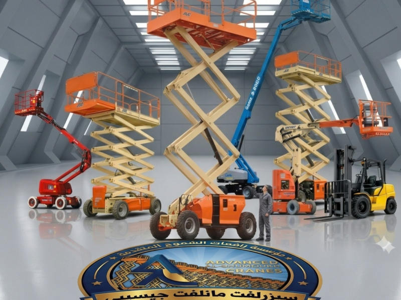 سيزرلفت للايجار مانلفت للايجار رافعة عمال مقصية كهربائية سقالات سيزرلفت سيزرلفت سيزرلفت للايجار