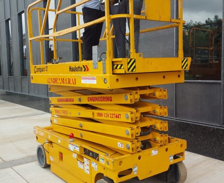 سيزر لفت للايجار 8متر 10 متر 12 متر 14 متر 16متر سيزر لفت للإيجار في الدمام – Scissor lift for rent in Dammam