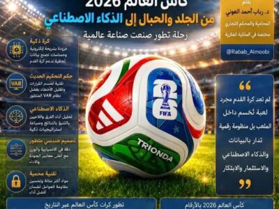 المحامية د.رباب المعبي : كأس العالم 2026 من الجلد والحبال إلى الذكاء الاصطناعي