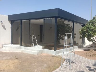 بناء ملاحق زجاج ومجالس خارجية زجاجية في الرياض | تصميم مودرن 0551033861