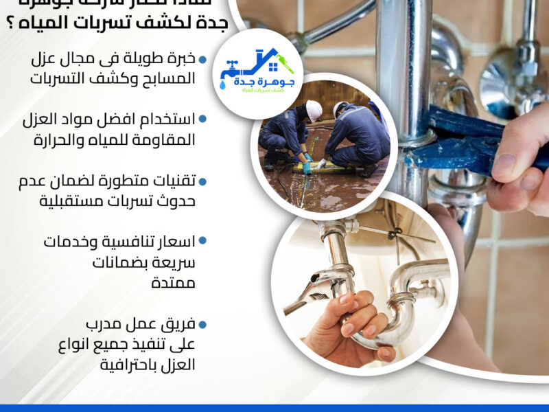 كشف تسرب المياه بدون تكسير بجدة 0562054666