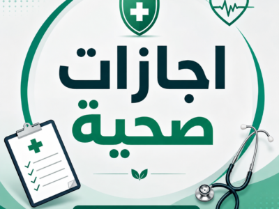 سكليف اجازات مرضية معتمدة في صحتي