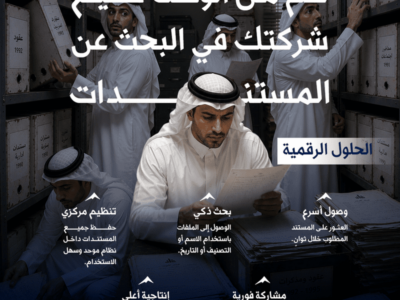 إدارة المستندات في الشركات: المشكلة التي لا يلاحظها أحد حتى تتحول إلى أزمة