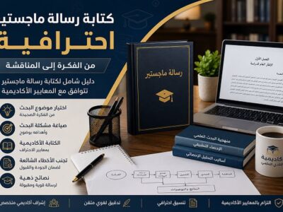 كتابة رسالة ماجستير احترافية | أفضل أكاديمية لإعداد رسائل الماجستير