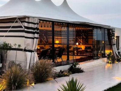 تصميم بيت شعر بواجهة زجاجية في الرياض 0551033861