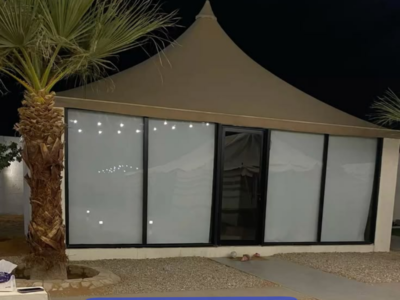 تنفيذ خيام واجهه زجاج في الرياض | بيوت شعر مودرن 0551033861
