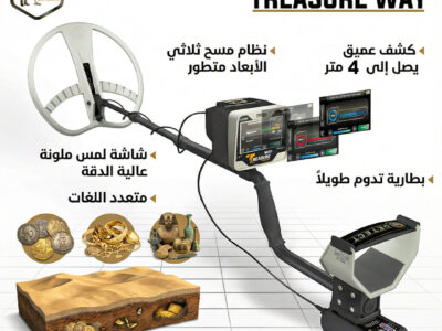 جهاز Treasure Way لكشف الذهب والكنوز الدفينة والفراغات