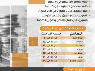 تمويل للشركات والمؤسسات السعودية