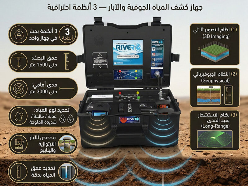 ريفر جي 3 أحدث أجهزة كشف المياه الجوفية لعام 2026