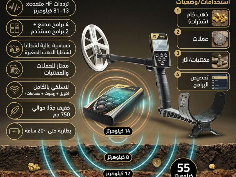 XP ORX – تكنولوجيا متقدمة للكشف عن الذهب الخام