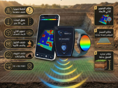 أصغر جهاز لكشف الذهب والمعادن UIG Watch