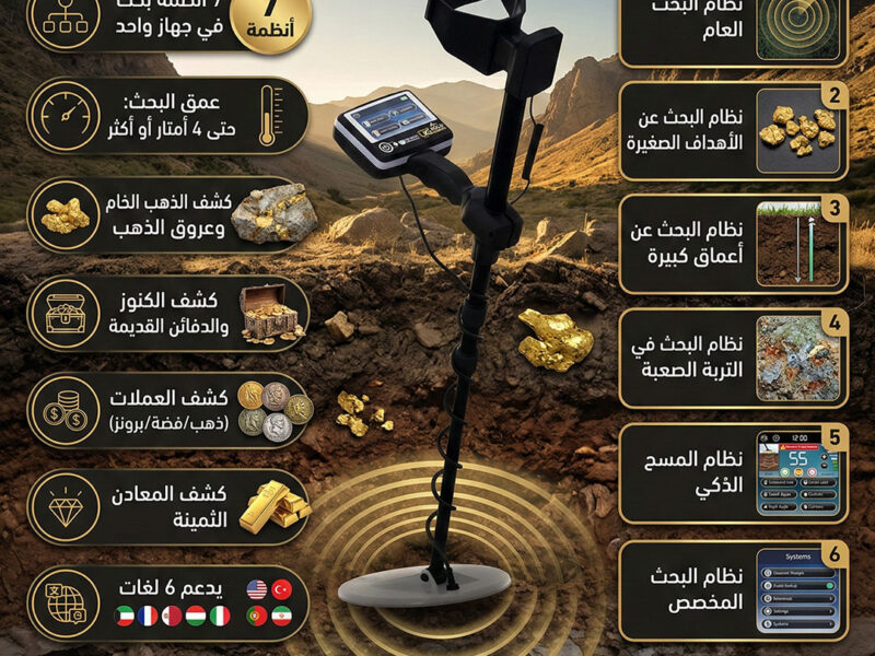 جهاز كشف الذهب يو أي جي جولد ديجر