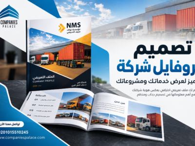 تصميم بروفايل شركة من الصفر | من معلوماتك إلى ملف تعريفي متكامل