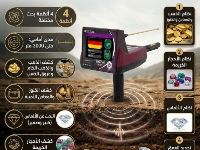 أفضل اجهزة كشف الذهب تيتان 500 سمارت